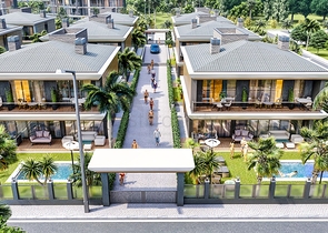 Инвестиционный проект виллы в микрорайоне Эрменек - Анталия 