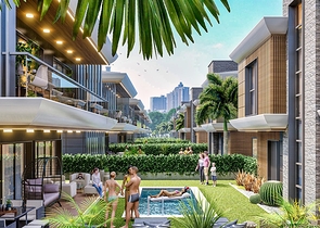 Инвестиционный проект виллы в микрорайоне Эрменек - Анталия 