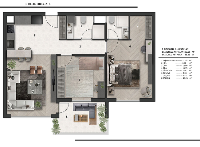 Инвестиционный проект в районе Алтынташ - Анталия 