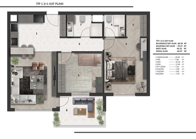 Инвестиционный проект в районе Алтынташ - Анталия 
