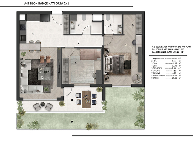 Инвестиционный проект в районе Алтынташ - Анталия 