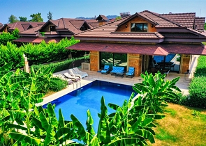 Вилла планировки 4+1 в районе Кемер - Анталия 