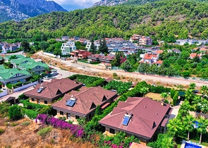 Вилла планировки 4+1 в районе Кемер - Анталия 