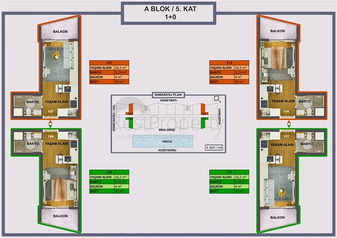 Инвестиционный проект в микрорайоне Алтынова - Анталия 