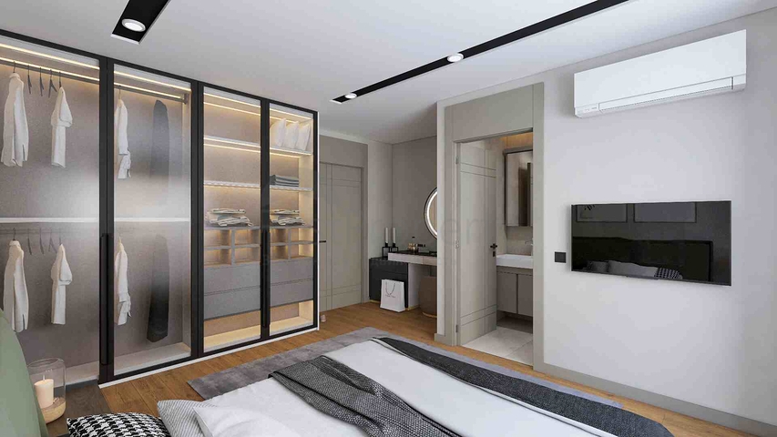 Инвестиционный проект виллы в жилом комплексе, микрорайон Алтынова - Анталия 