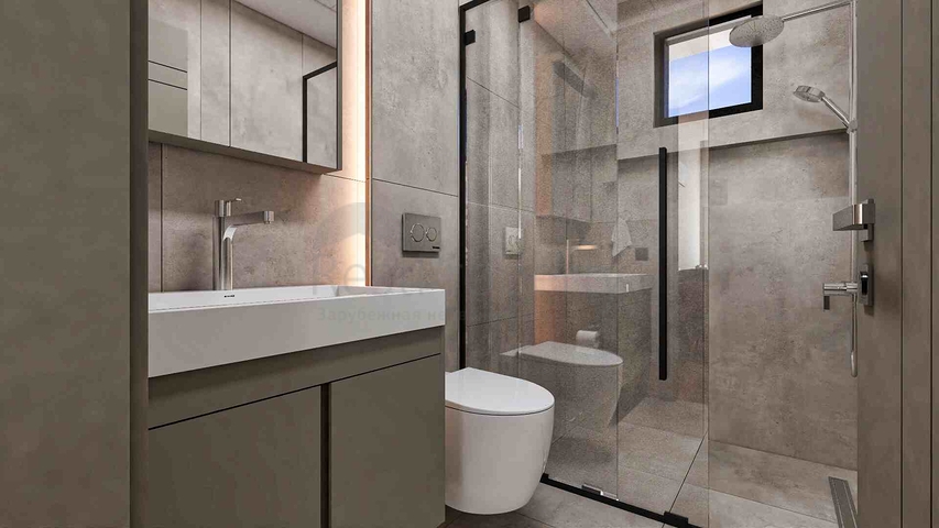 Инвестиционный проект виллы в жилом комплексе, микрорайон Алтынова - Анталия 