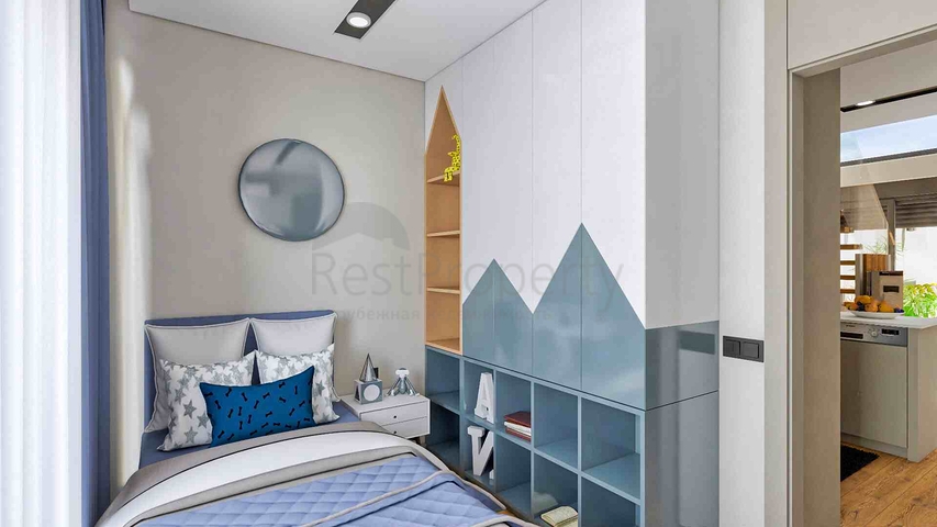 Инвестиционный проект виллы в жилом комплексе, микрорайон Алтынова - Анталия 