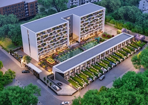 Инвестиционный проект виллы в жилом комплексе, микрорайон Алтынова - Анталия 