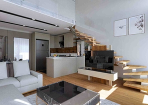 Инвестиционный проект виллы в жилом комплексе, микрорайон Алтынова - Анталия 