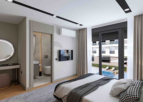 Инвестиционный проект виллы в жилом комплексе, микрорайон Алтынова - Анталия 