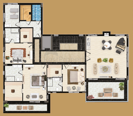 Виллы премиум класса в районе Дошемеалты - Анталия 