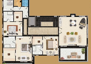 Виллы премиум класса в районе Дошемеалты - Анталия 
