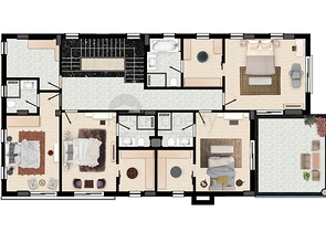 Виллы премиум-класса в районе Дошемеалты - Анталия 