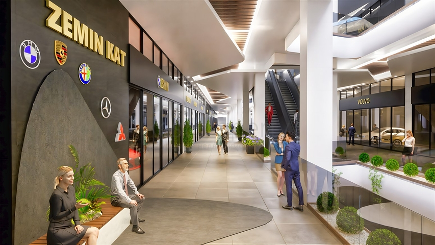 Инвестиционный проект,комерческие помещения в районе Аксу - Анталия 