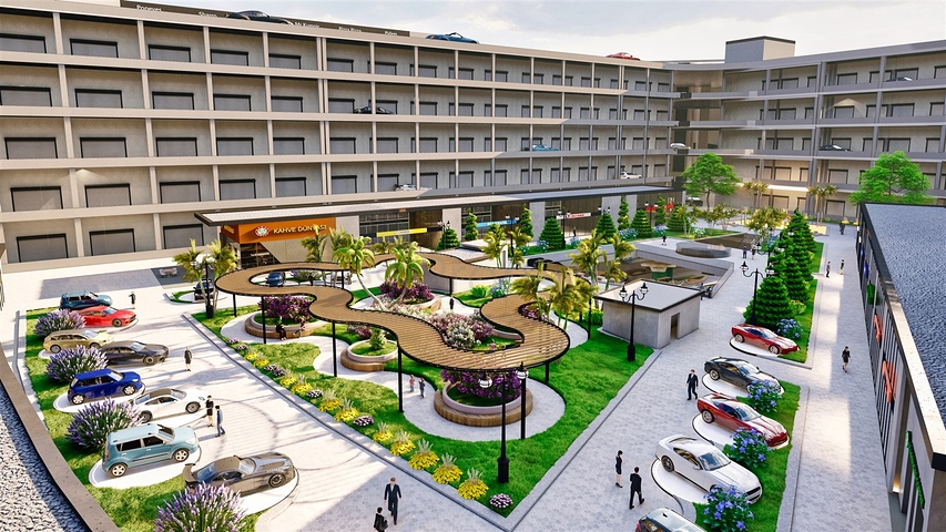 Инвестиционный проект,комерческие помещения в районе Аксу - Анталия 