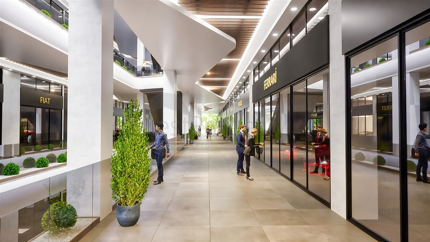 Инвестиционный проект,комерческие помещения в районе Аксу - Анталия 