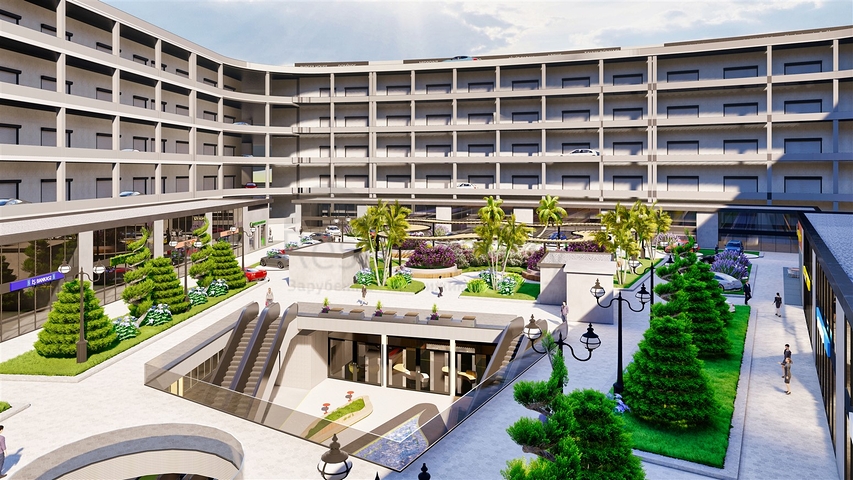 Инвестиционный проект,комерческие помещения в районе Аксу - Анталия 