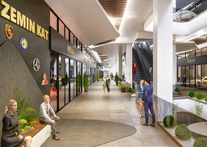 Инвестиционный проект,комерческие помещения в районе Аксу - Анталия 