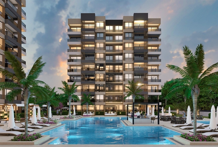 Квартира планировки 1+1 в районе Алтынташ - Анталия 