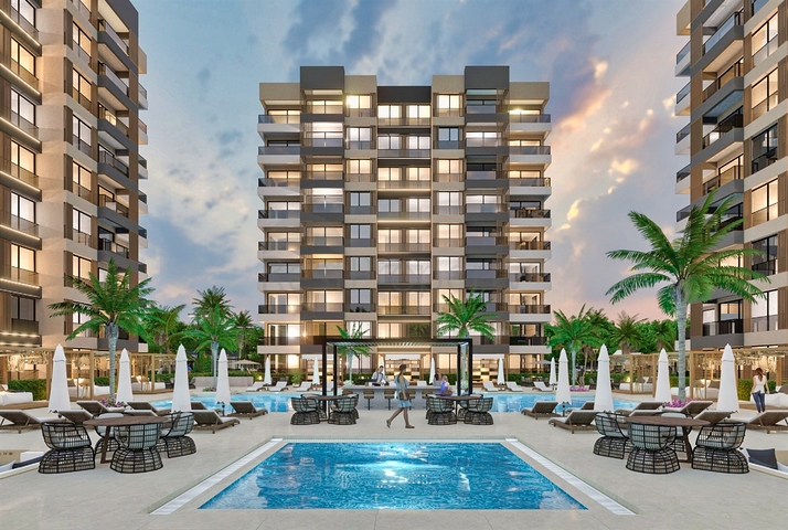 Квартира планировки 1+1 в районе Алтынташ - Анталия 