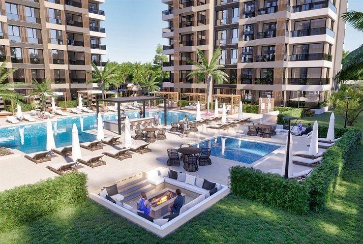 Квартира планировки 1+1 в районе Алтынташ - Анталия 