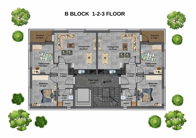 Инвестиционный проект в районе Дошемеалты  - Анталия 