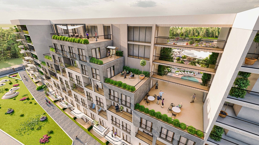 Инвестиционный проект в районе Алтынташ - Анталия 