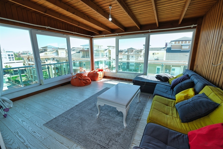 Квартира планировки 2+1 дуплекс в микрорайоне Лиман - Анталия 