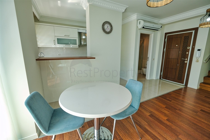 Квартира планировки 2+1 дуплекс в микрорайоне Лиман - Анталия 