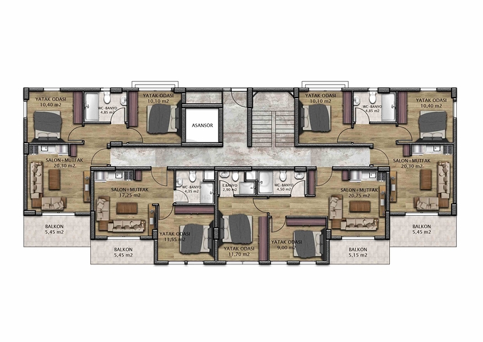 Инвестиционный проект в районе Алтынташ - Анталия 