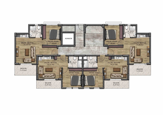 Инвестиционный проект в районе Алтынташ - Анталия 