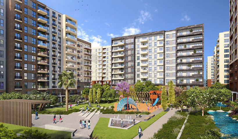 Квартира планировки 2+1 в районе Кепез - Анталия 