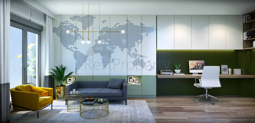 Квартира планировки 2+1 в районе Кепез - Анталия 