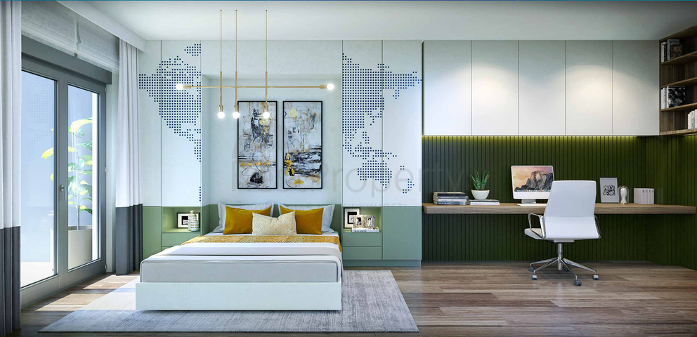 Квартира планировки 2+1 в районе Кепез - Анталия 