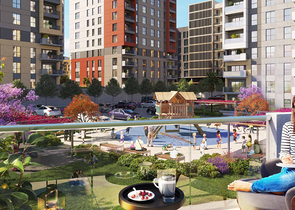 Квартира планировки 2+1 в районе Кепез - Анталия 