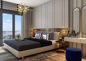 Квартира планировки 2+1 в районе Кепез - Анталия 