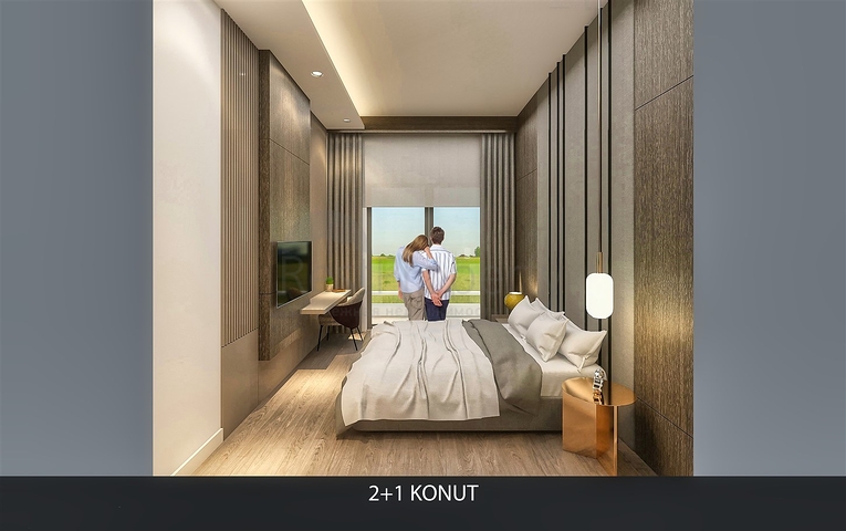 Квартира планировки 2+1 в районе Алтынташ - Анталия 