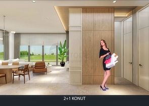 Квартира планировки 2+1 в районе Алтынташ - Анталия 