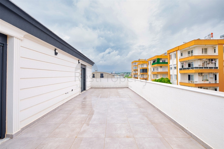 Вилла планировки 5+1 в микрорайоне Гюзельоба - Анталия 