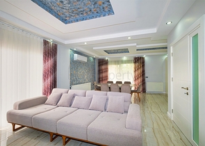 Вилла планировки 5+1 в микрорайоне Гюзельоба - Анталия 