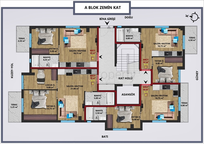Инвестиционный проект в центре города Анталия 