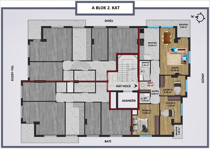Инвестиционный проект в центре города Анталия 