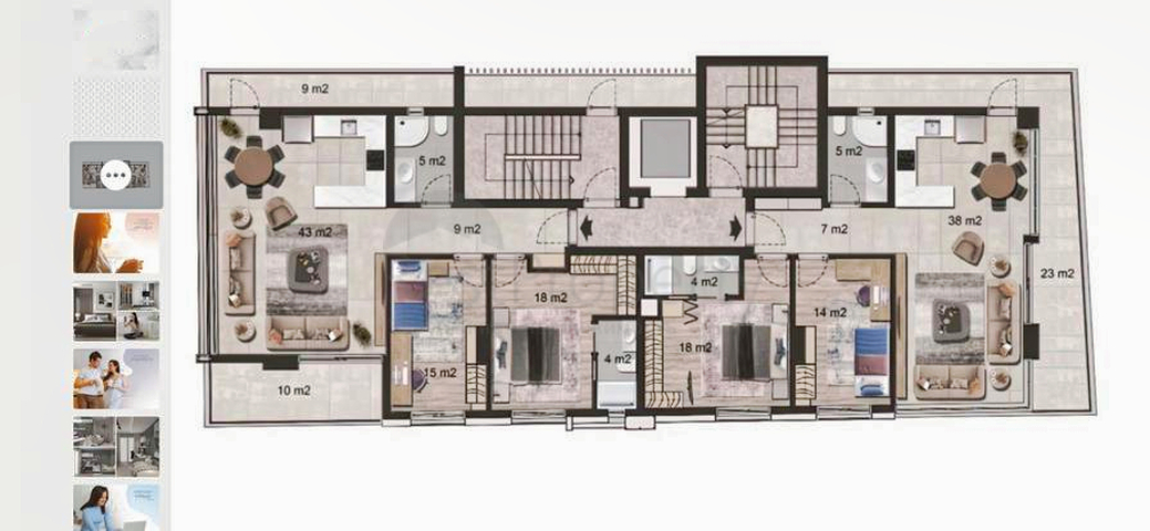 Инвестиционный проект в микрорайоне Бахчелиэвлер - Анталия 