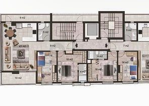 Инвестиционный проект в микрорайоне Бахчелиэвлер - Анталия 