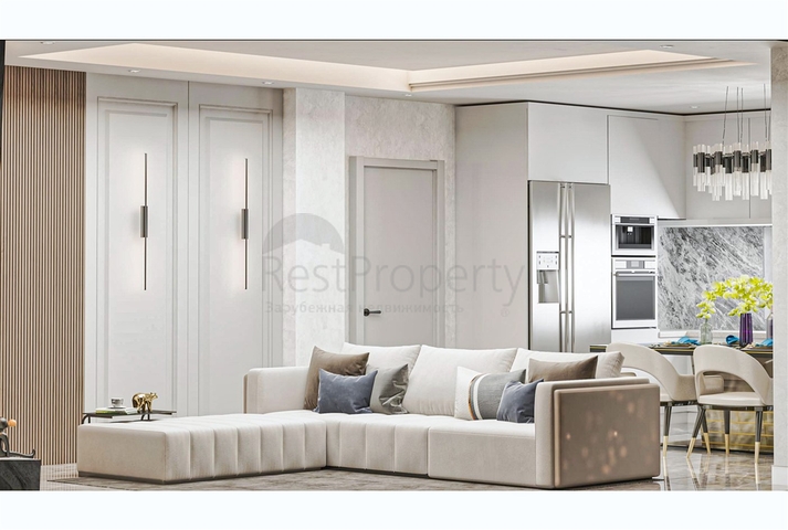 Вилла планировки 3+1 в районе Кемер - Анталия 