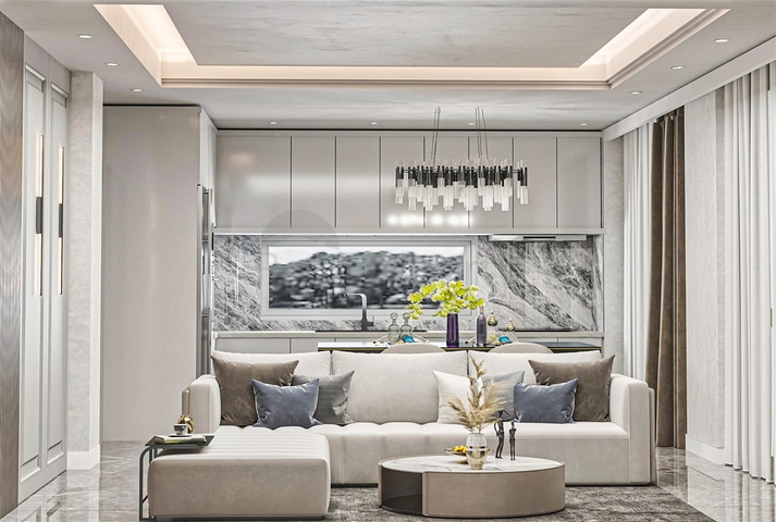 Вилла планировки 3+1 в районе Кемер - Анталия 