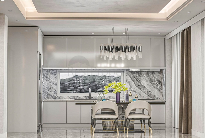 Вилла планировки 3+1 в районе Кемер - Анталия 