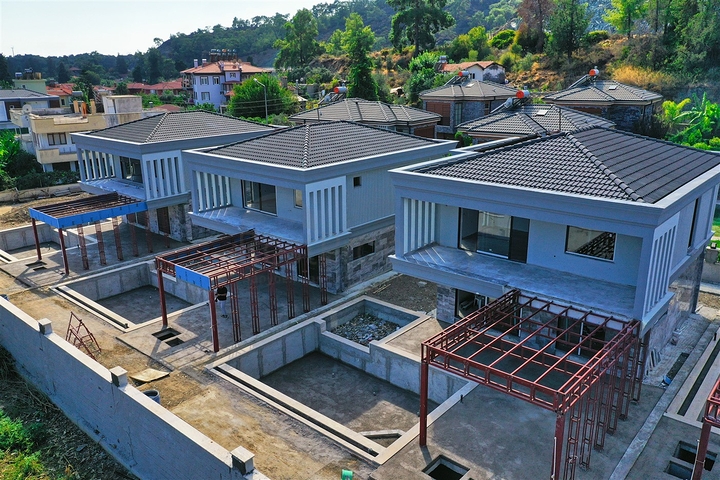 Вилла планировки 3+1 в районе Кемер - Анталия 