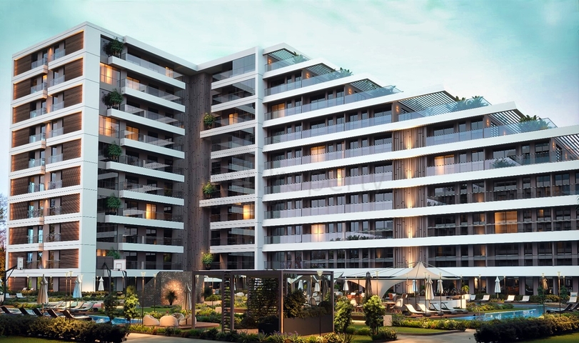 Квартира планировки 1+1 в районе Алтынташ - Анталия 