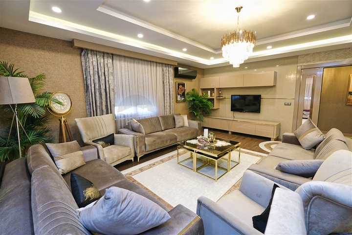 Вилла планировки 3+2 в районе Кемер - Анталия 